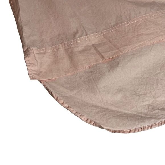 J. Crew NWOT pink long sleeve funnel neck cotton blouse size 12T - Picture 9 of 13